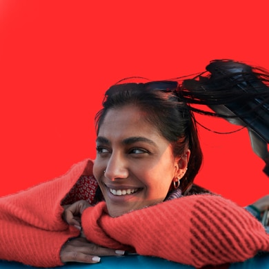 Wanita di dalam kereta