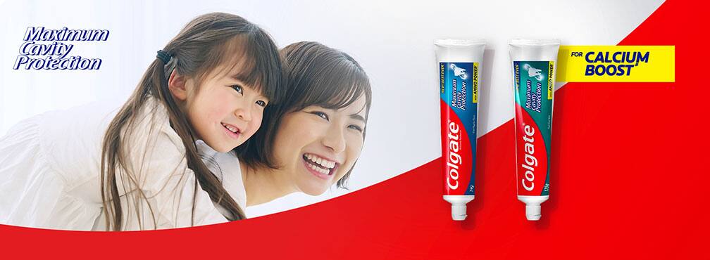Colgate Maximum Cavity Protection with Calcium boost formula