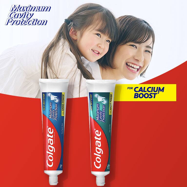 Colgate Maximum Cavity Protection with Calcium boost formula